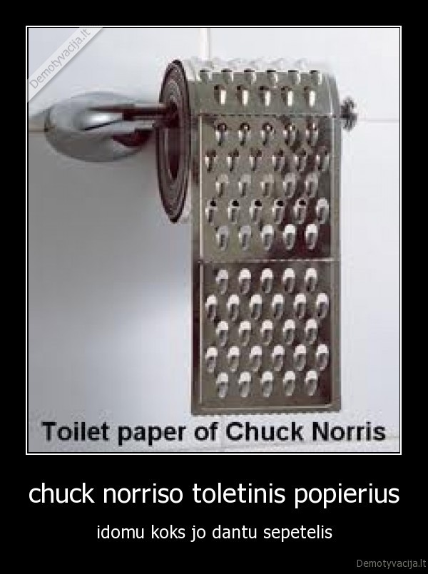 chuck norriso toletinis popierius