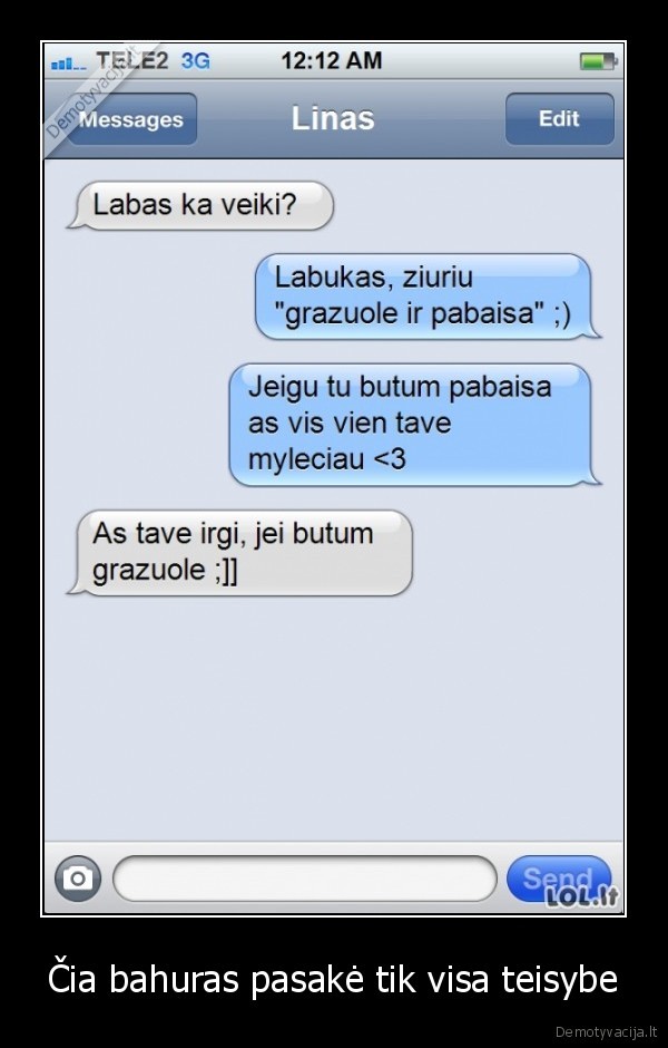 Čia bahuras pasakė tik visa teisybe