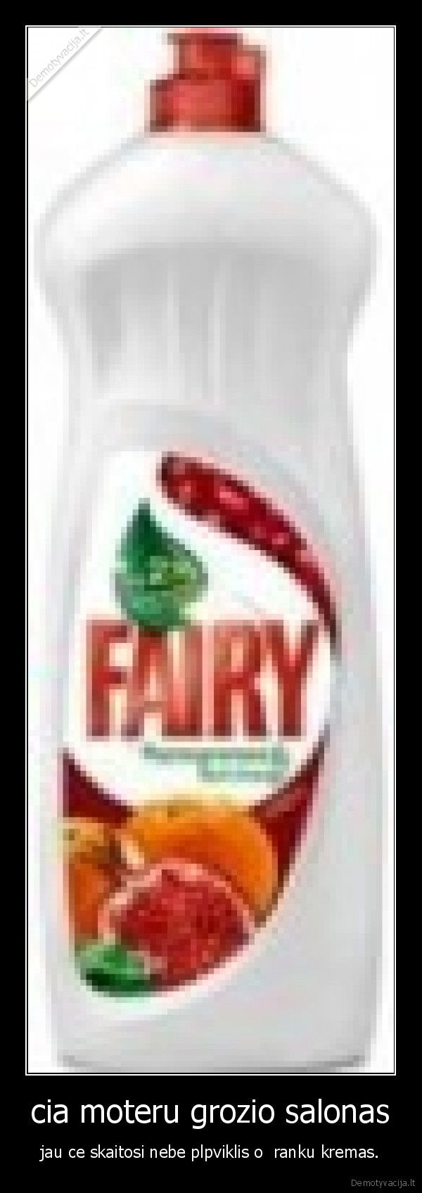 ranku, kremas, fairy