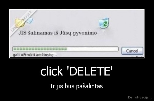 click 'DELETE'