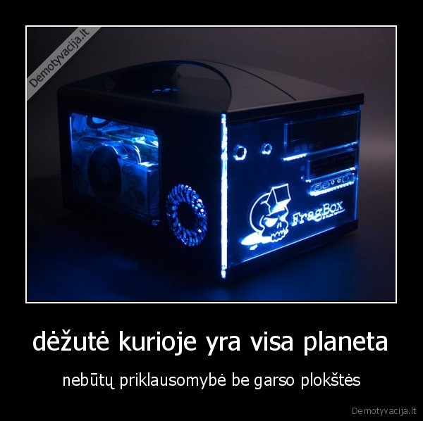 dėžutė kurioje yra visa planeta