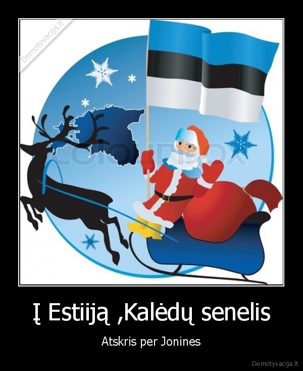 Į Estiiją ,Kalėdų senelis