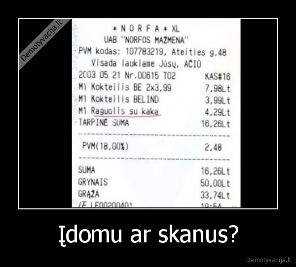 Įdomu ar skanus?