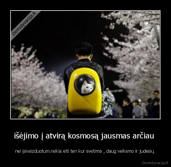 išėjimo į atvirą kosmosą jausmas arčiau 