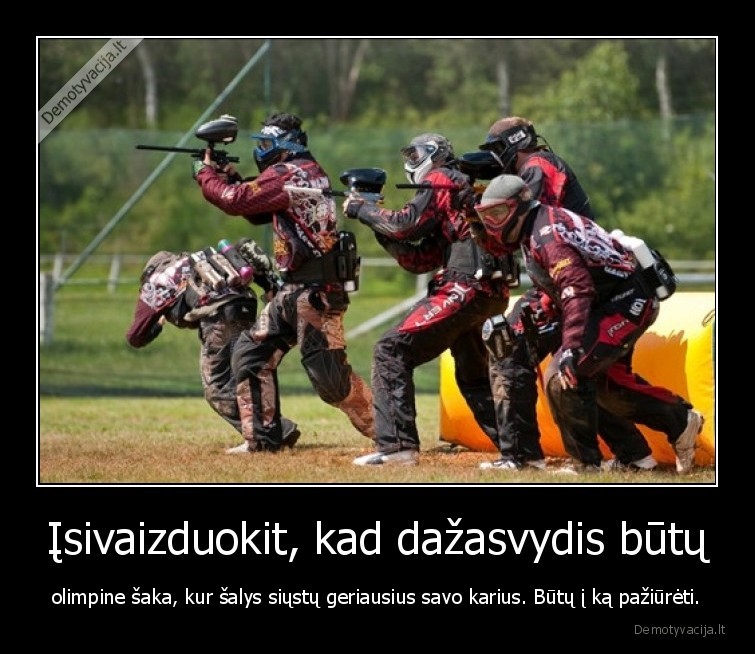 dazasvydis,paintball,olimpine,saka,komandos