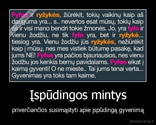 Įspūdingos mintys