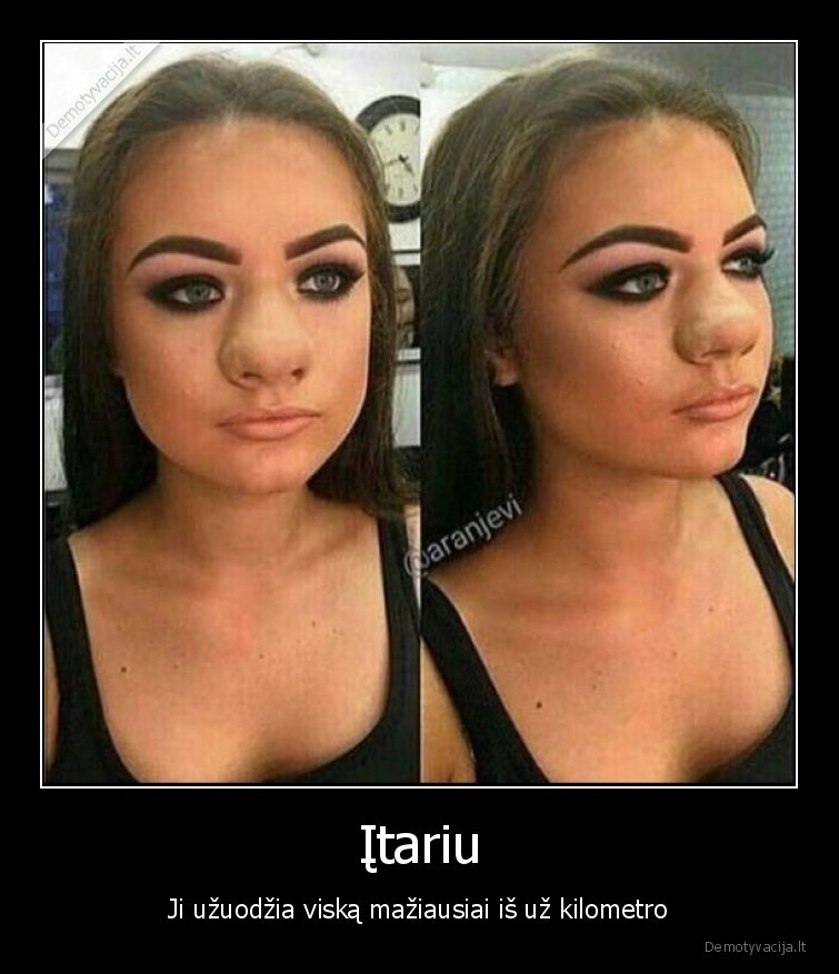 didele, nosis