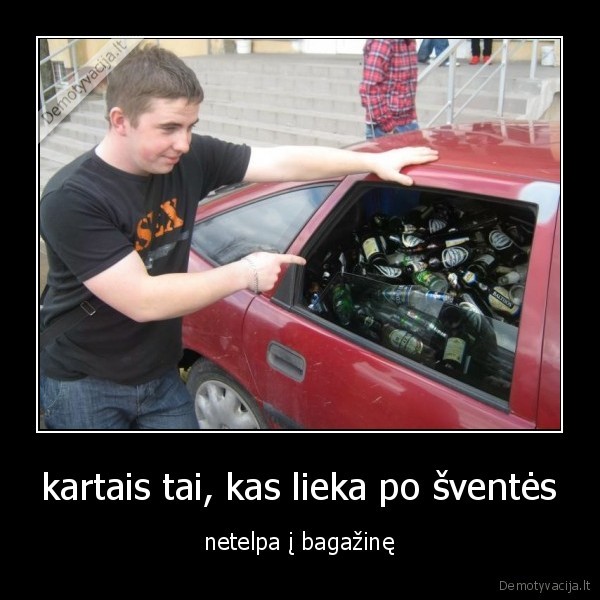 kartais tai, kas lieka po šventės
