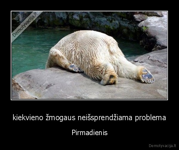 kiekvieno žmogaus neišsprendžiama problema