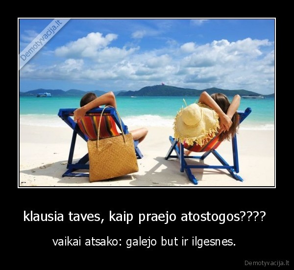atostogos