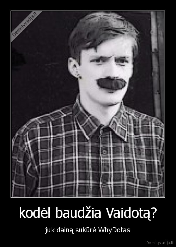 kodėl baudžia Vaidotą?