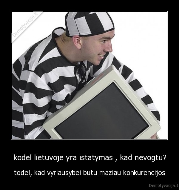 kodel lietuvoje yra istatymas , kad nevogtu?