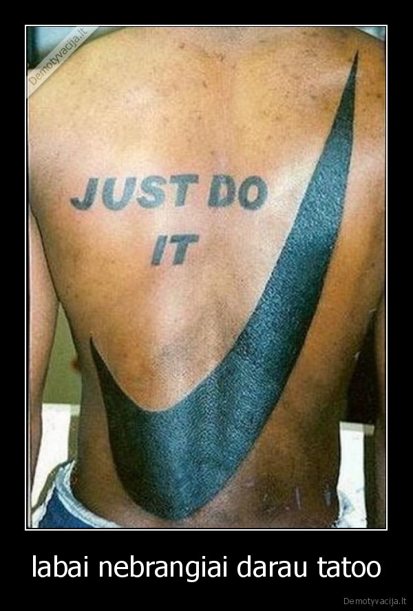 labai nebrangiai darau tatoo