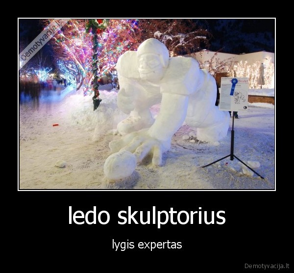 ledo skulptorius
