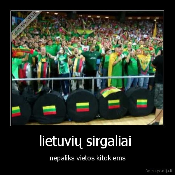 lietuvių sirgaliai 