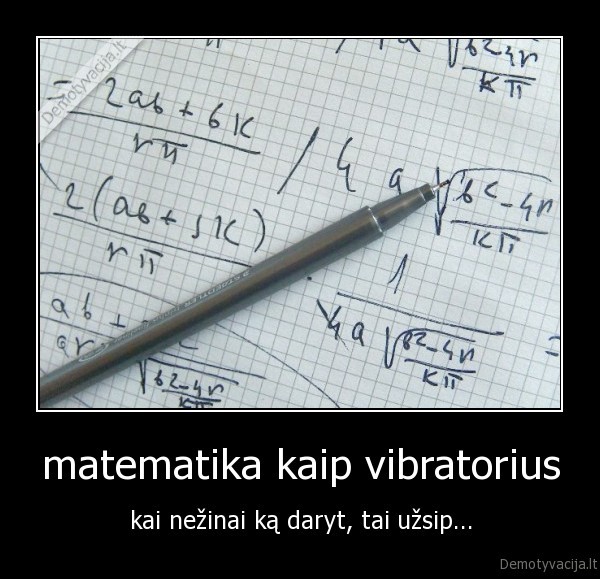 matematika kaip vibratorius