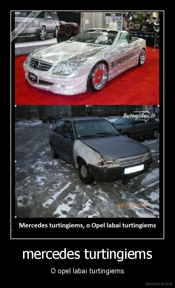 mercedes, opel, turtingiems