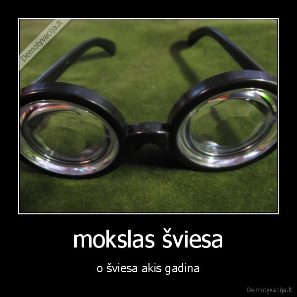 mokslas šviesa
