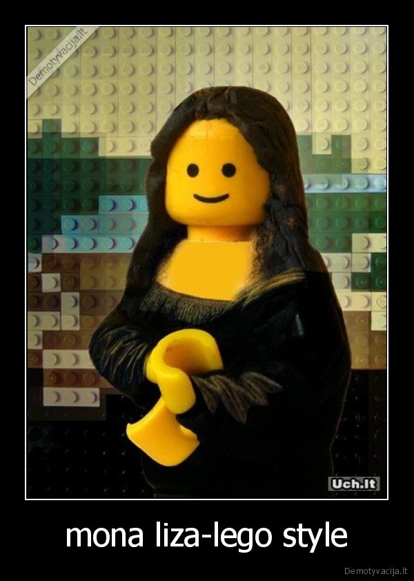 mona liza-lego style
