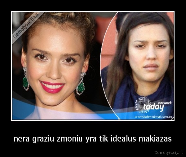 nera graziu zmoniu yra tik idealus makiazas