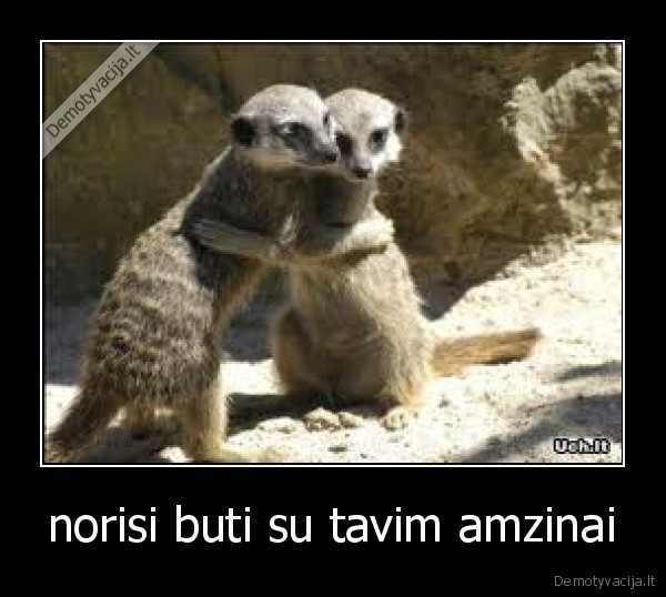 norisi buti su tavim amzinai