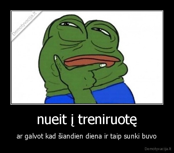 nueit į treniruotę
