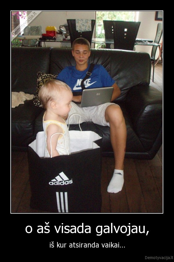 is, kur, atsiranda, vaikai,vaikas,vaikai,adidas