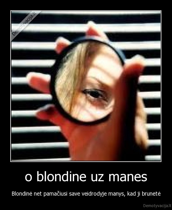 o blondine uz manes