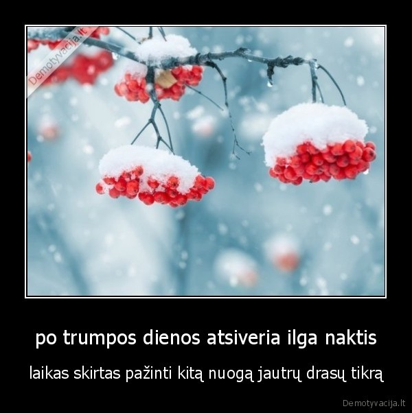 po trumpos dienos atsiveria ilga naktis