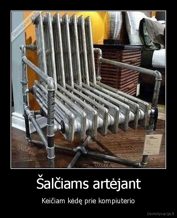 Šalčiams artėjant