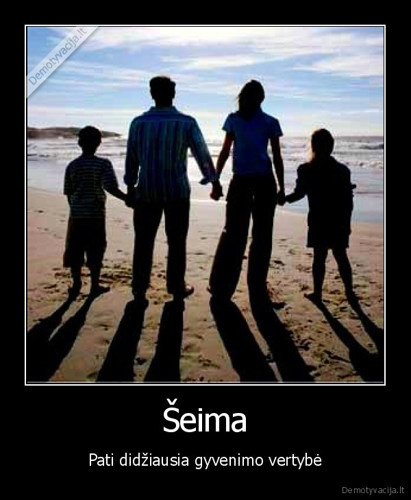 seima, vertybe