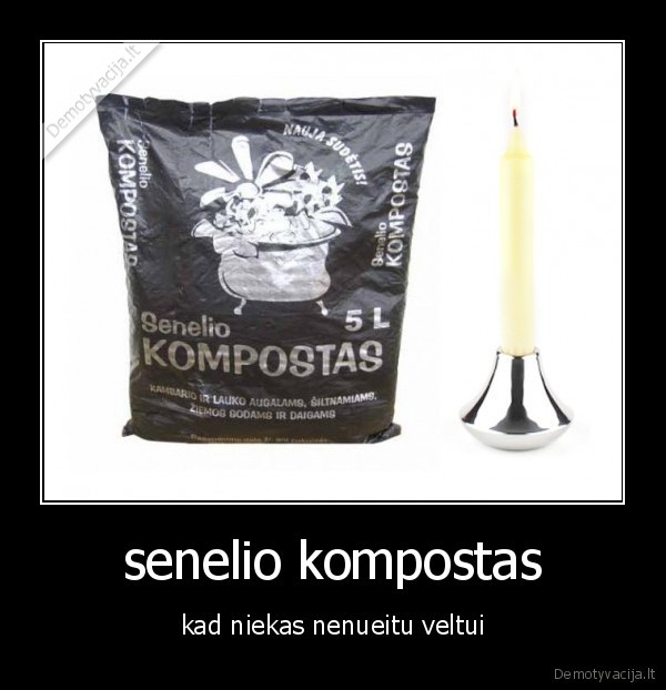 senelio kompostas