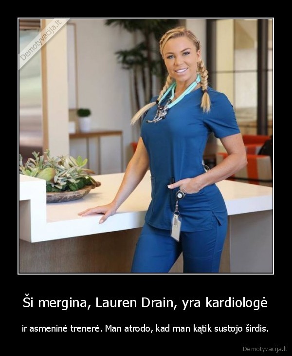 lauren, drain,kardiologe,sirdis,trenere