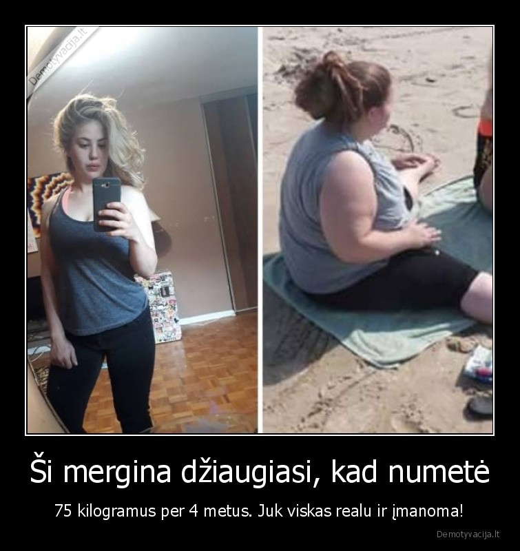 mergina,dziaugiasi,sportas,motyvacija,numete, svorio,realu,imanoma