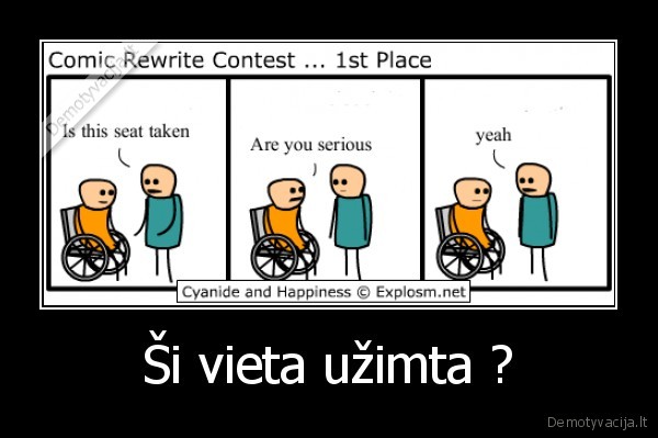 Ši vieta užimta ?