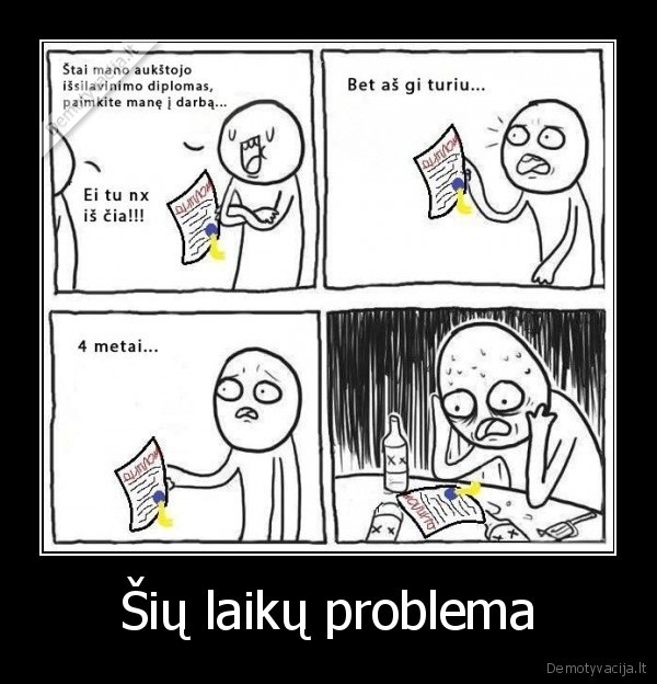 mokslai,studijos,nedarbas