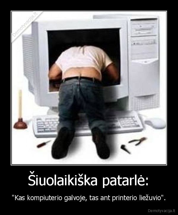 Šiuolaikiška patarlė: