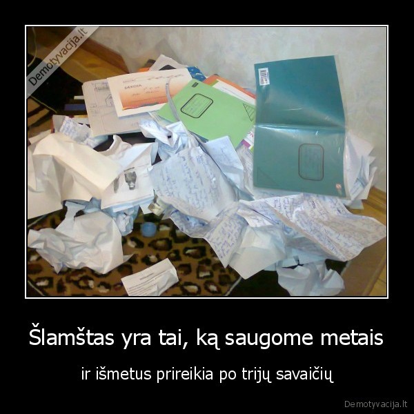slamstas,senienos