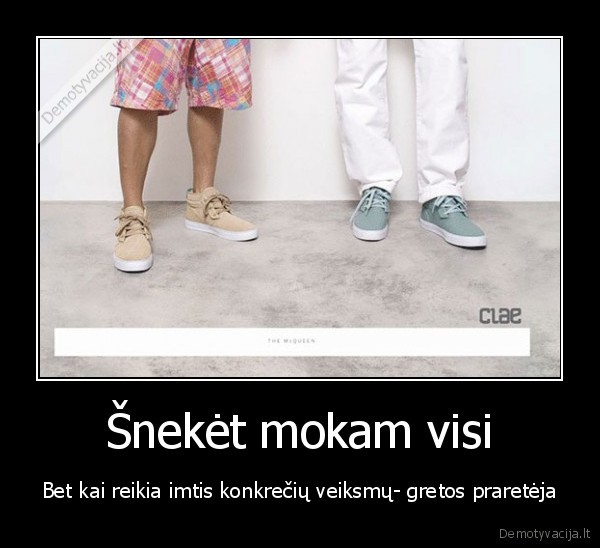 Šnekėt mokam visi