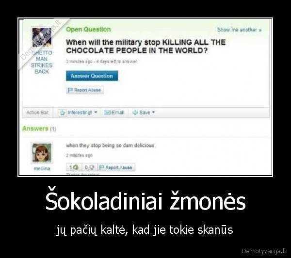 Šokoladiniai žmonės