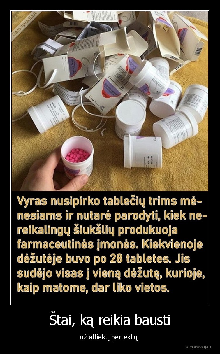 farmaceutai,tabletes,ekologija,dezutes