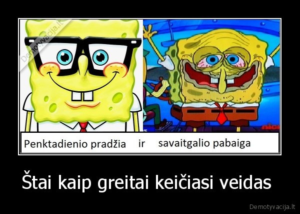 Štai kaip greitai keičiasi veidas 