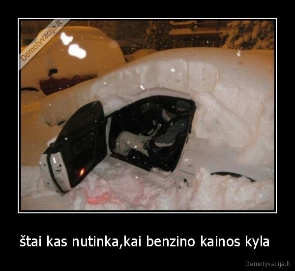 štai kas nutinka,kai benzino kainos kyla 