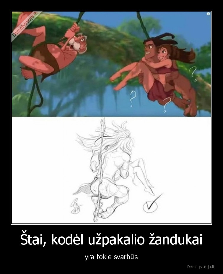 tarzanas,uzpakalis,zandukai