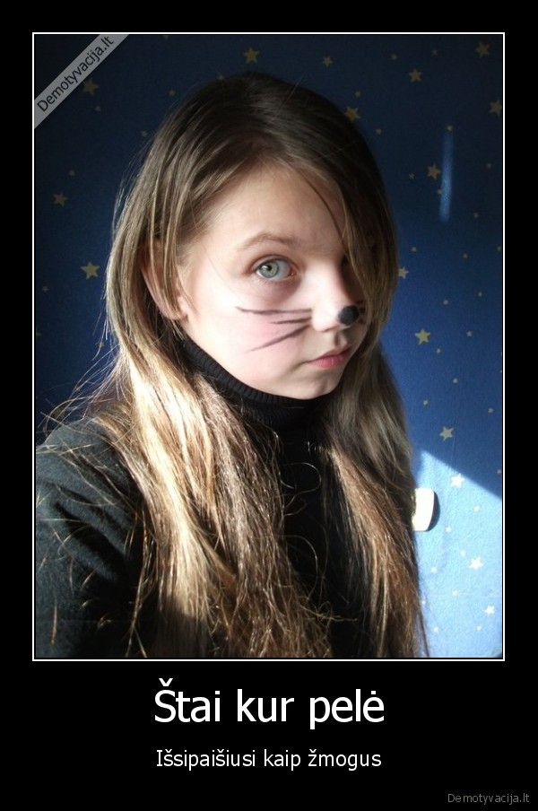 Štai kur pelė