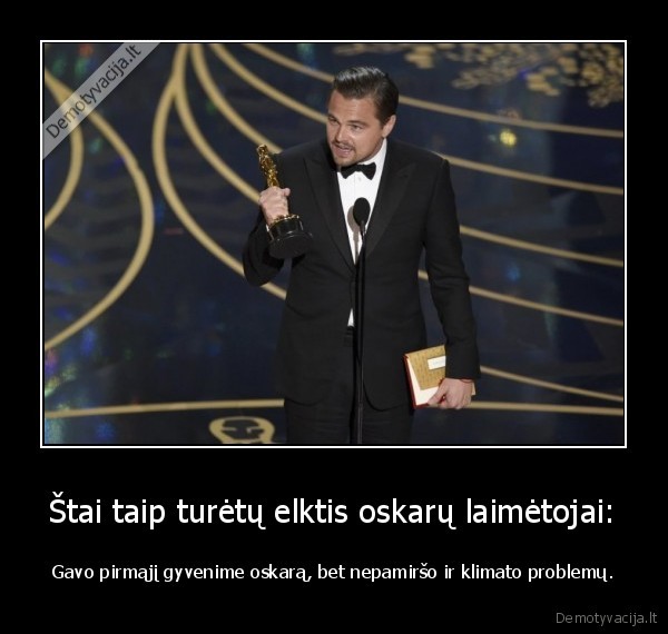 leonardo, dicaprio,laimetas, oskaras