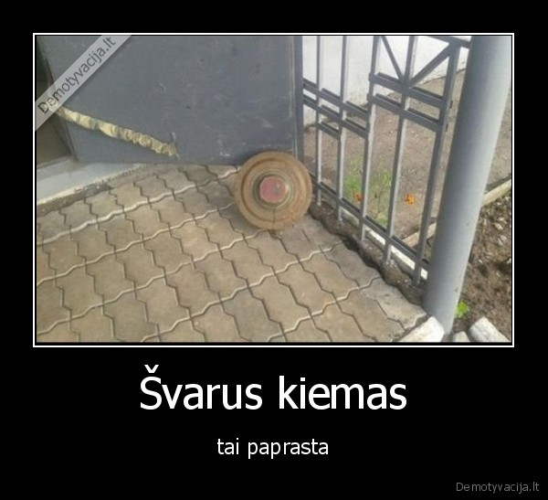 kiemas,mina,svarus