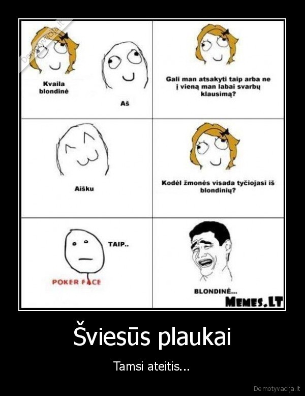 Šviesūs plaukai