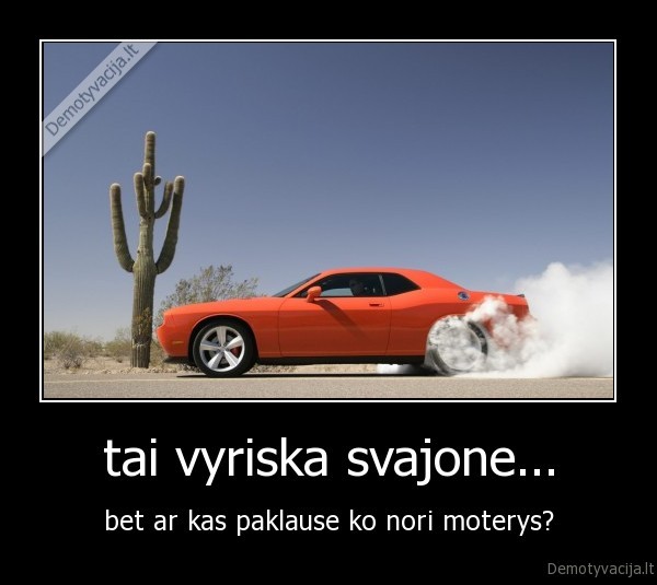 tai vyriska svajone...