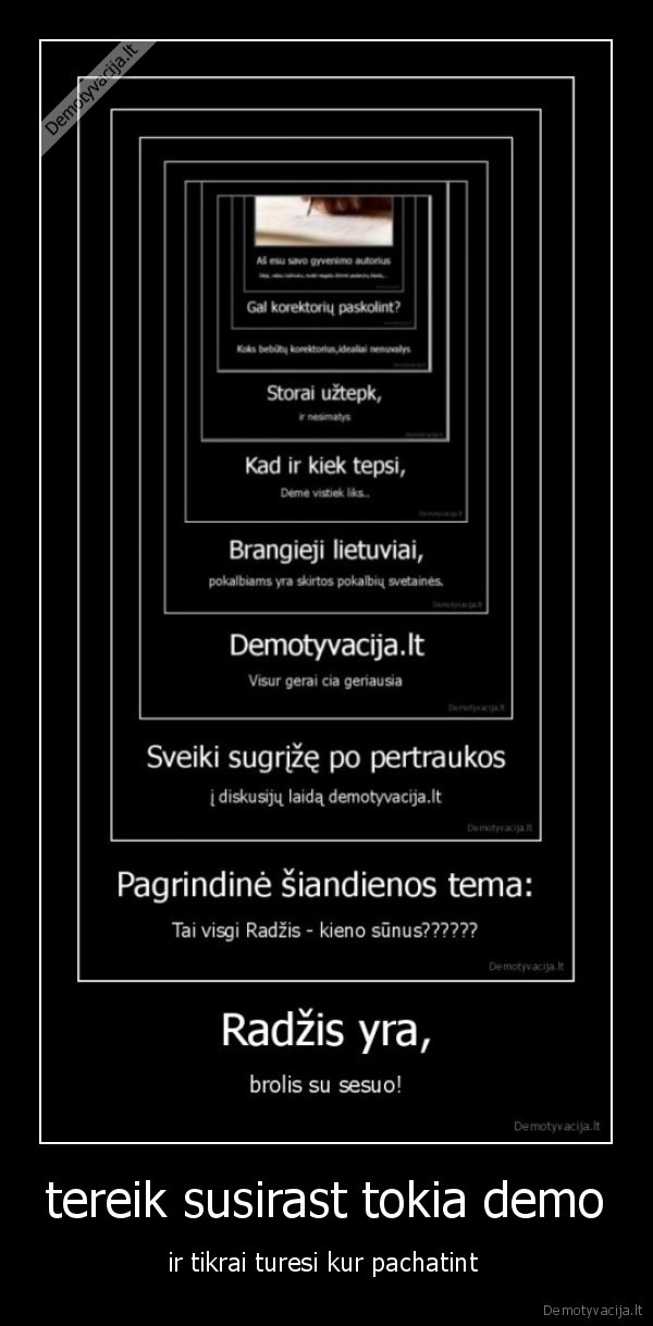 tereik susirast tokia demo